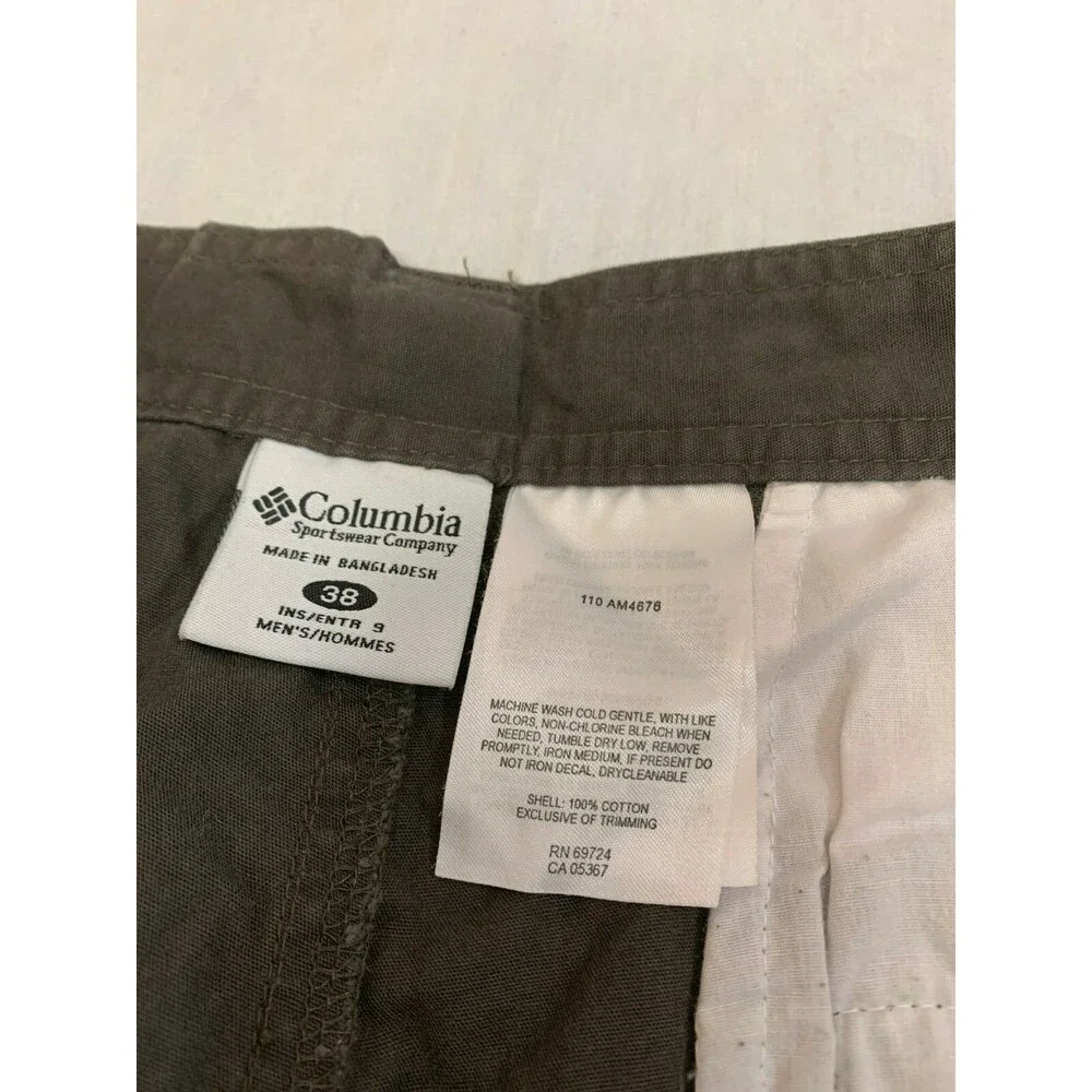 COLUMBIA MENS COTTON SHORTS SIZE 38